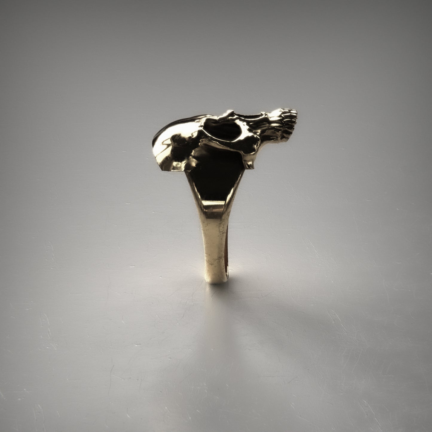 Gold Skull Ring