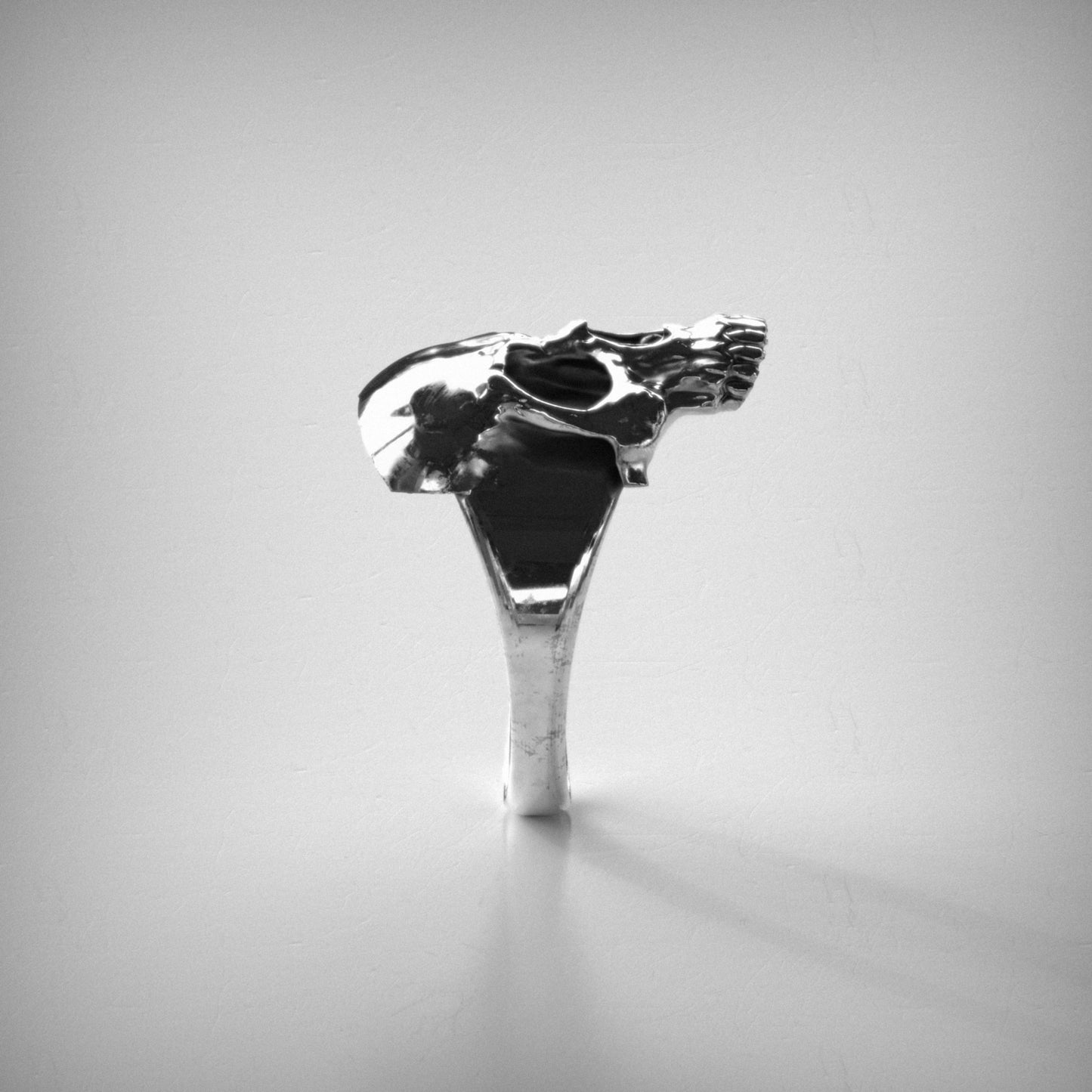 Silver Skull Ring
