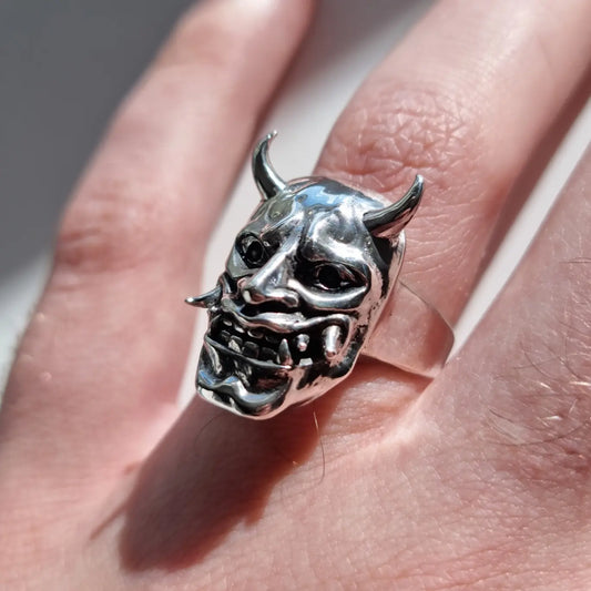 Sterling Silver Oni Ring