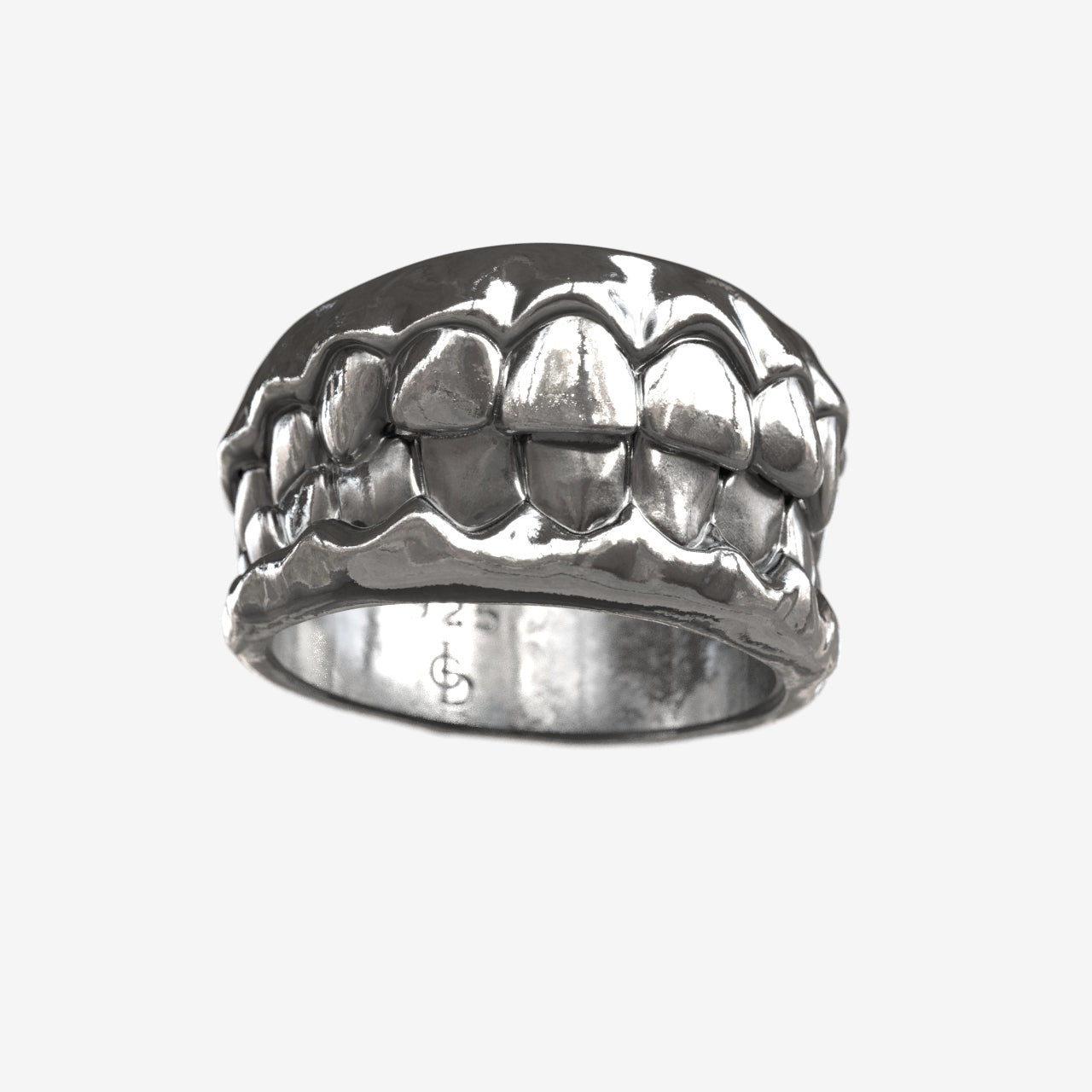 Silver on sale tooth ring